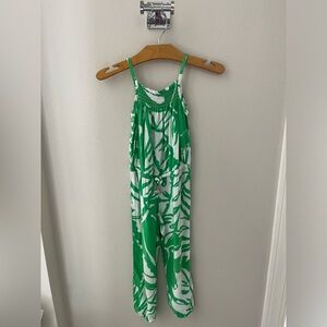 Lilly Pulitzer for Target Girl 4T Romper Green and White
